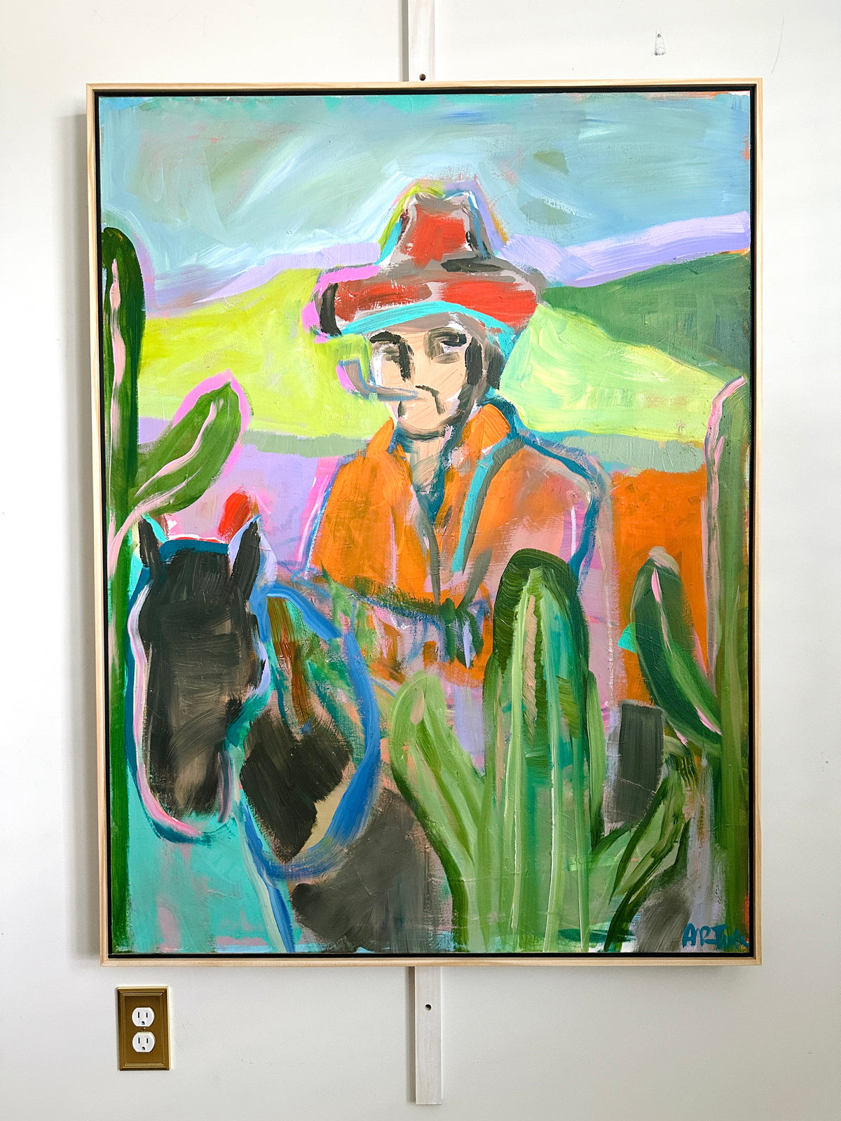 Cowboy With Pipe