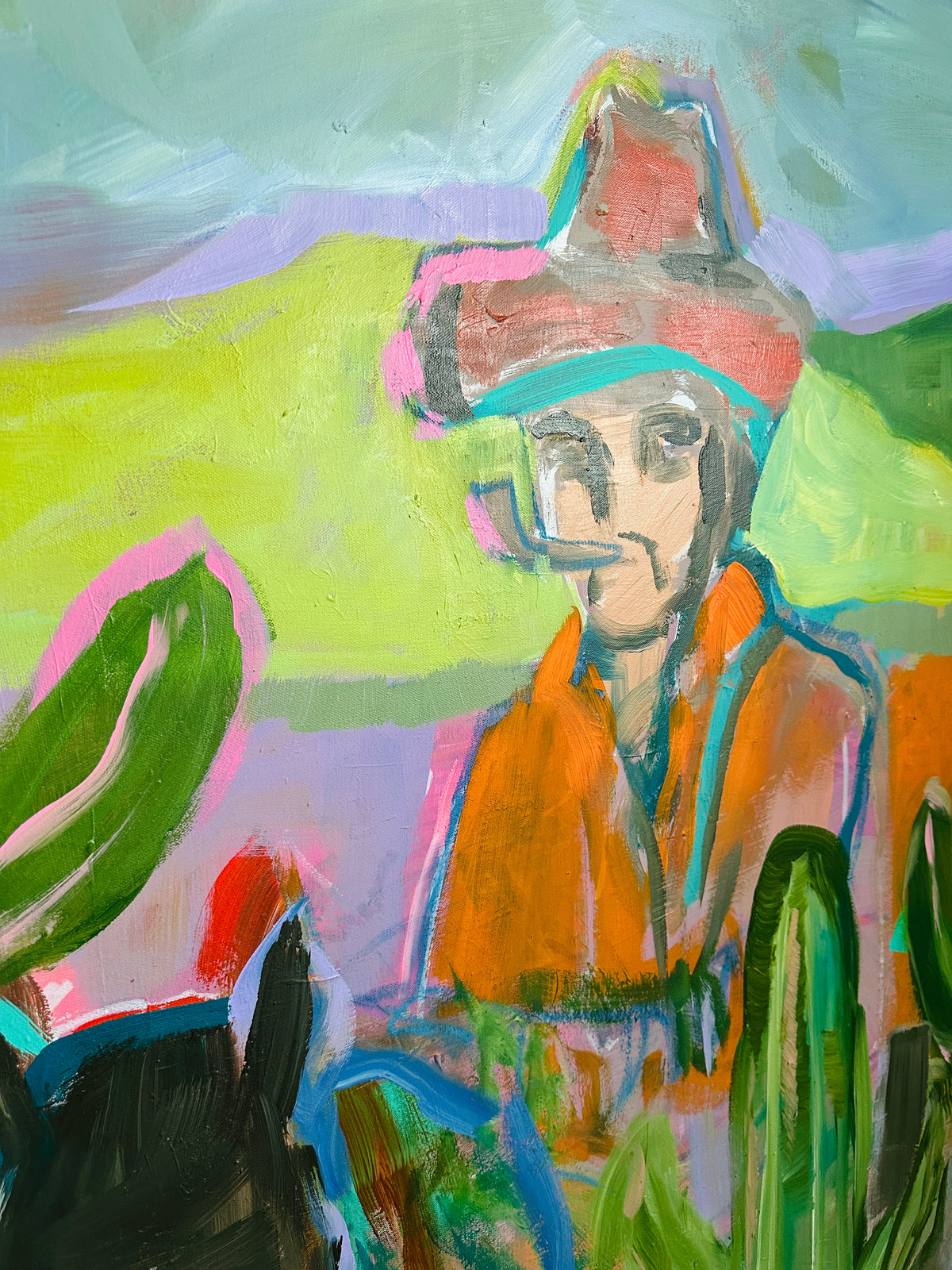 Cowboy With Pipe