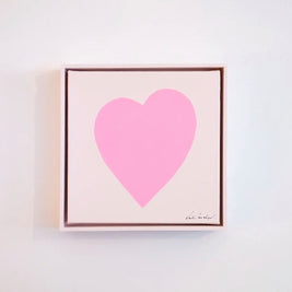 Cashmere, Flourescent Pink Heart