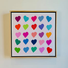 25 Lopsided Hearts