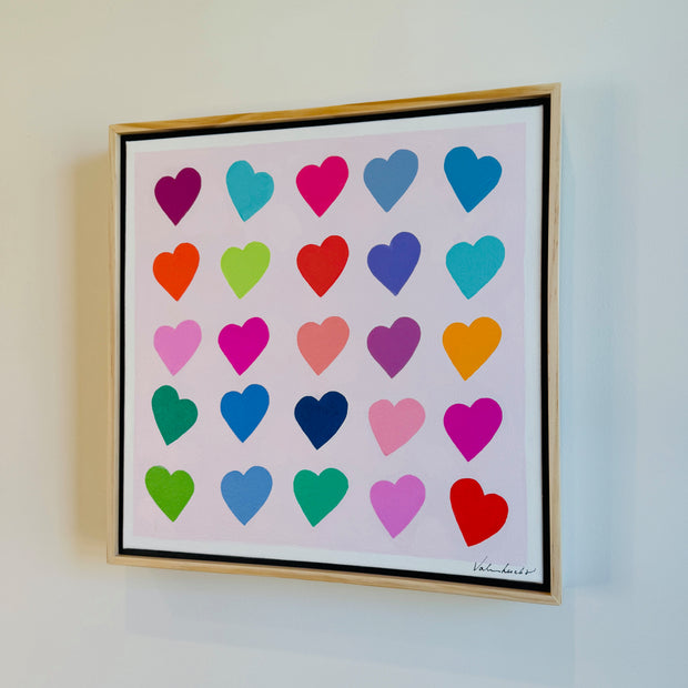 25 Lopsided Hearts