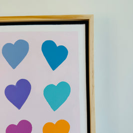 25 Lopsided Hearts