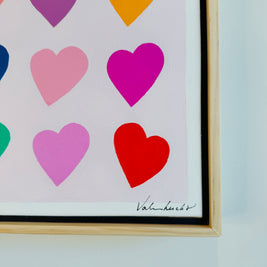 25 Lopsided Hearts