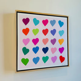 25 Lopsided Hearts