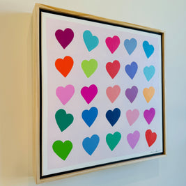 25 Lopsided Hearts