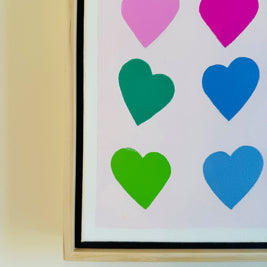 25 Lopsided Hearts