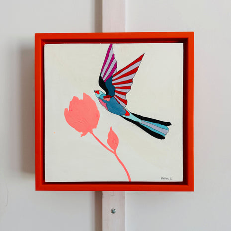 Sparrow in Orange