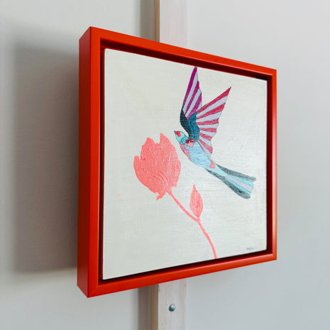 Sparrow in Orange
