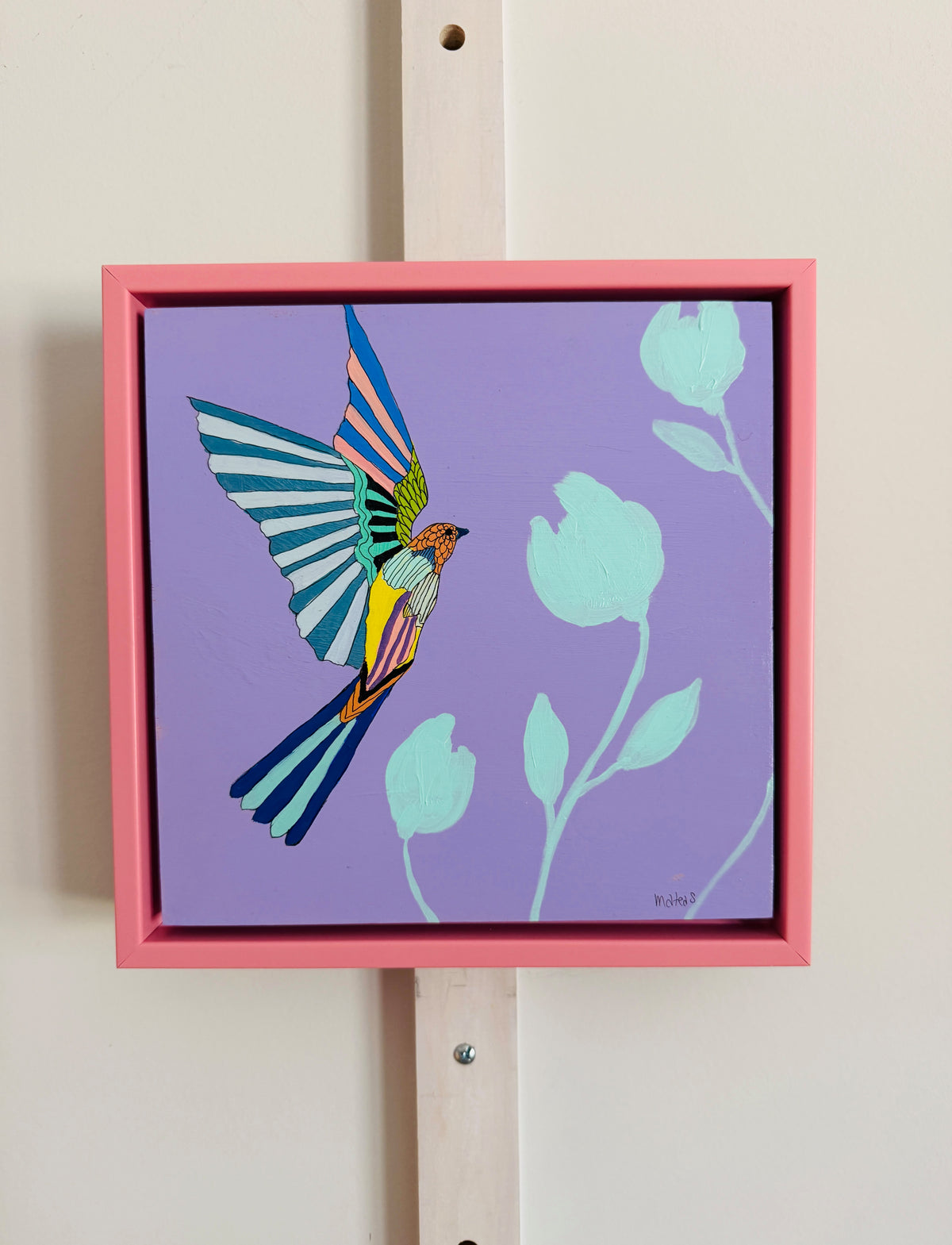 Pink and Purple Sparrow