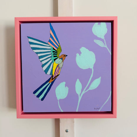 Pink and Purple Sparrow