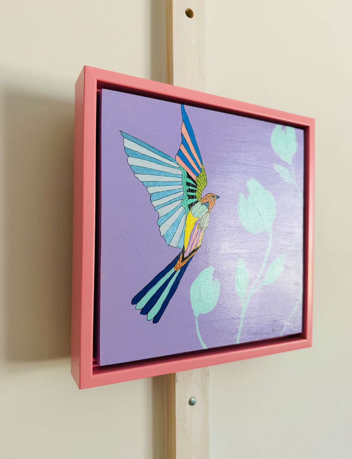 Pink and Purple Sparrow