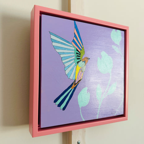 Pink and Purple Sparrow