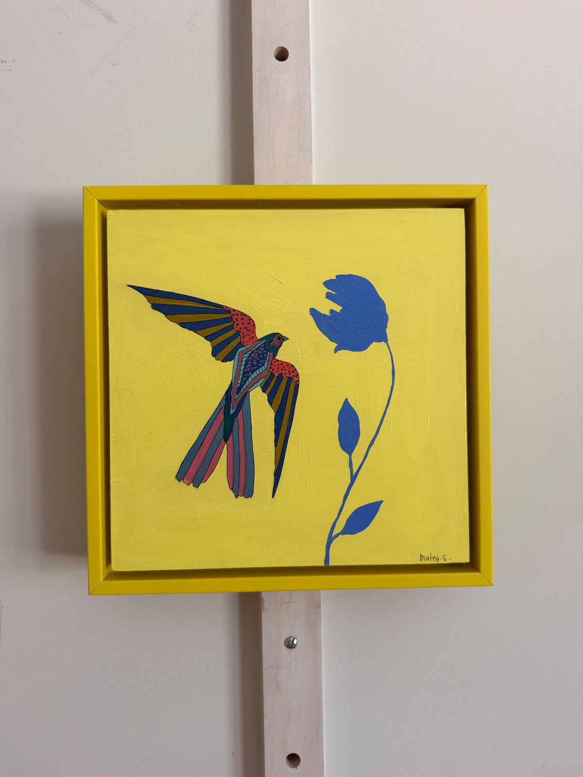 Yellow on Yellow Sparrow