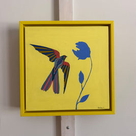 Yellow on Yellow Sparrow