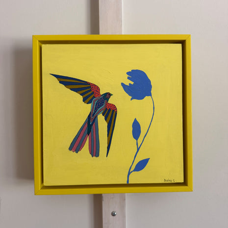 Yellow on Yellow Sparrow