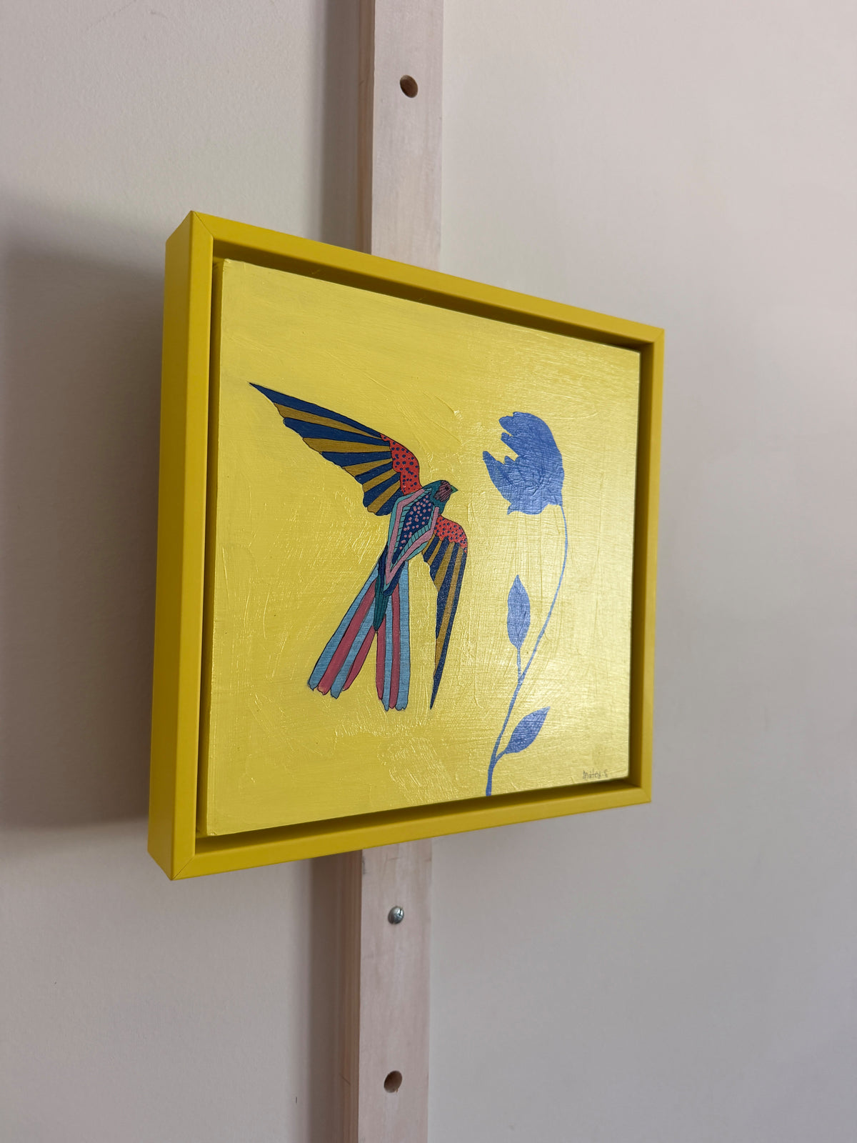 Yellow on Yellow Sparrow