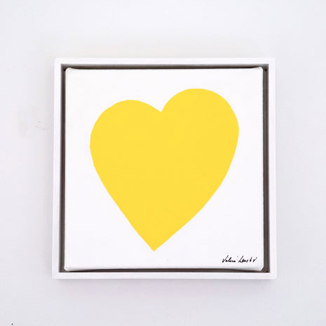 White, Sunny Day Heart