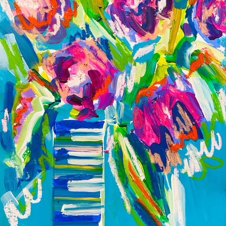 Windsor Blue Flora