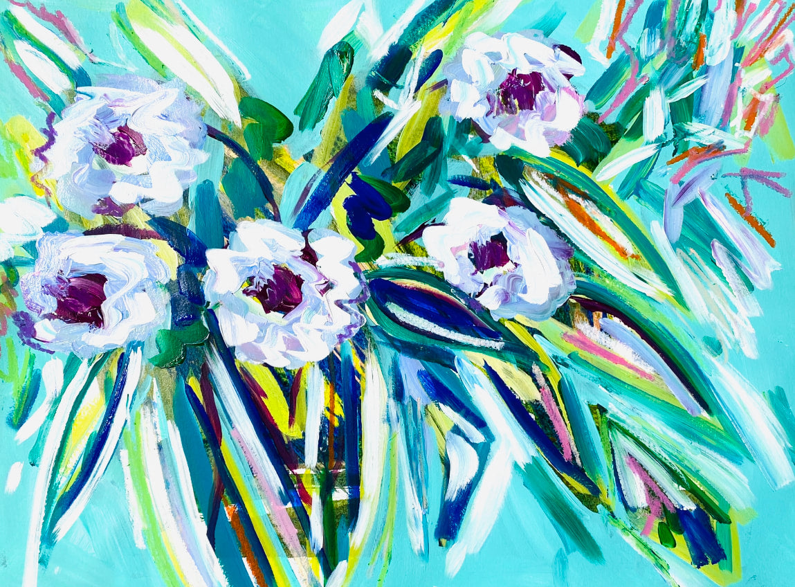 Flora in Teal