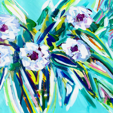 Flora in Teal
