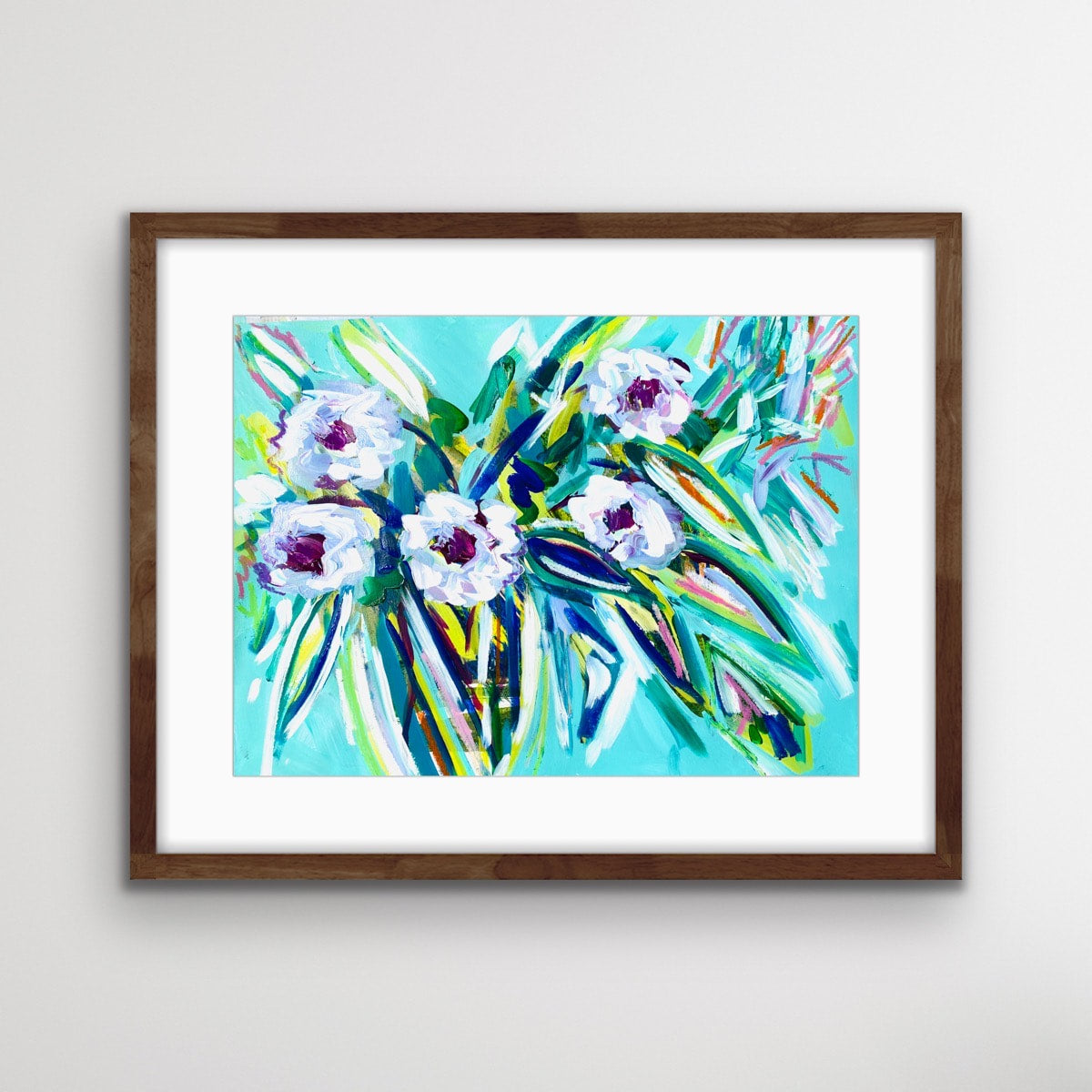 Flora in Teal