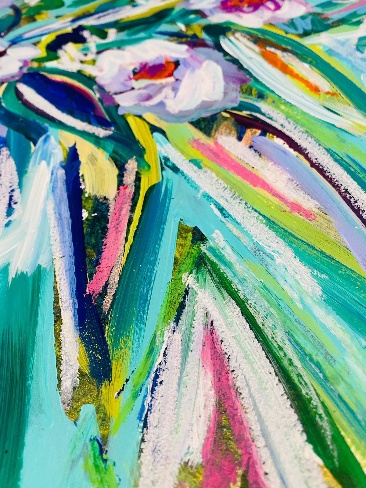 Flora in Teal