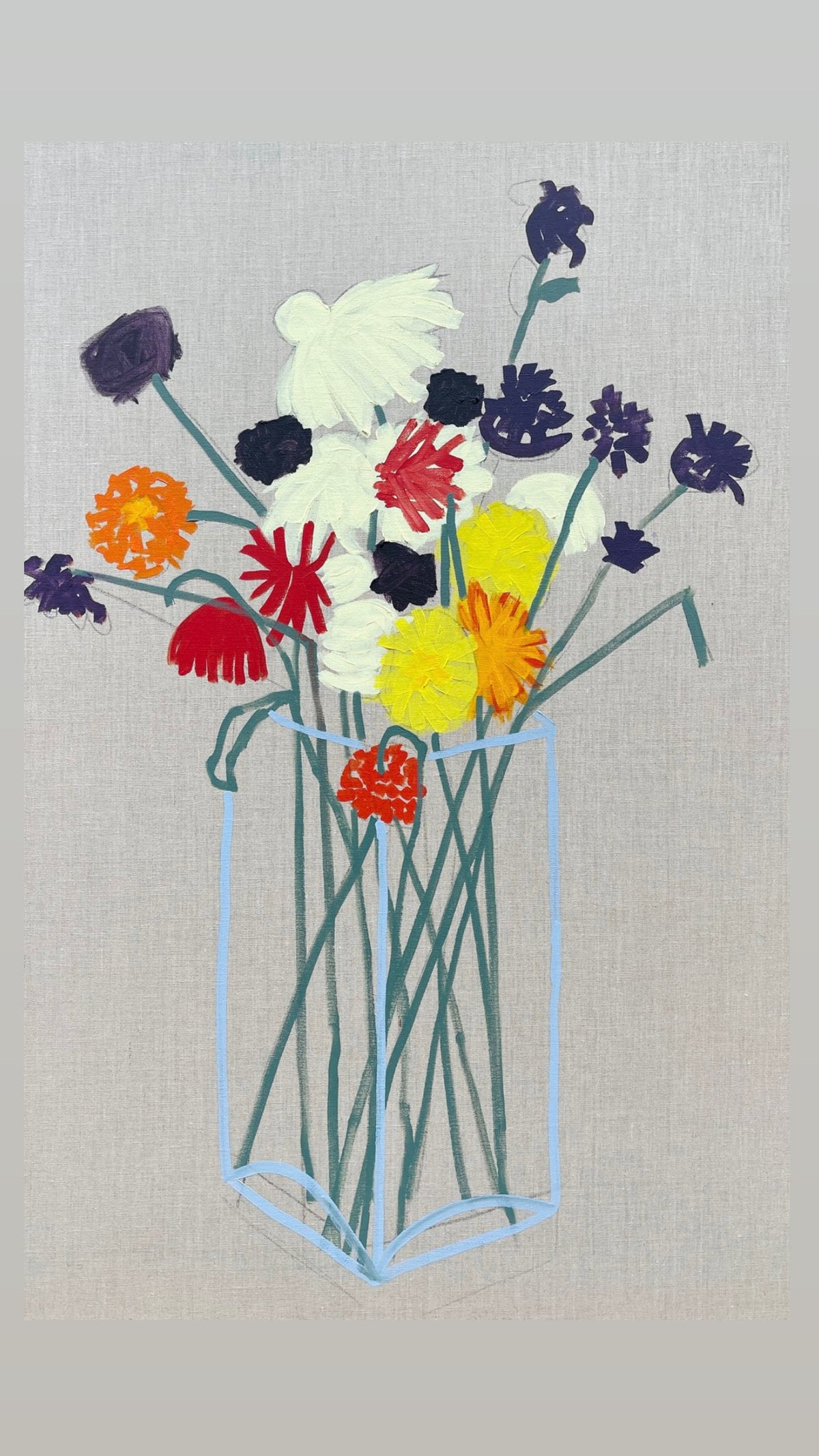 Floral On Linen