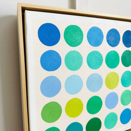Candy Buttons In Blue