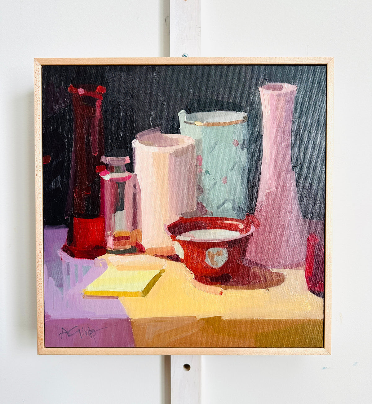 Pink, Red Vases