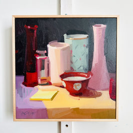 Pink, Red Vases