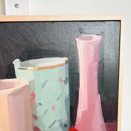 Pink, Red Vases